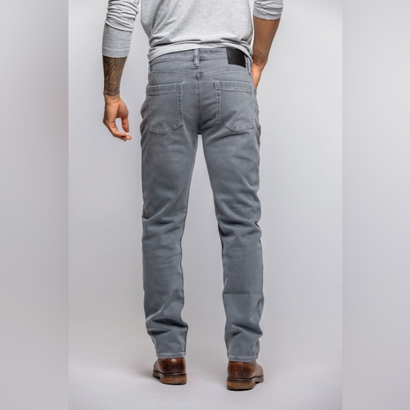 Revtown Jeans Mens 31x30 Gray Decade Denim Sharp Fit Stretch 5-Pocket Slim - Picture 2 of 9